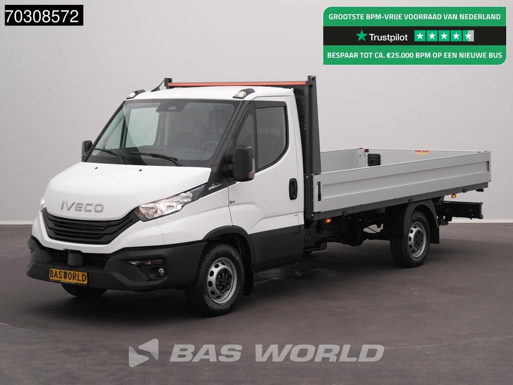 Iveco Daily 35S16 Automaat Open Laadbak 3,5t Trekhaak 160PK, Auto's, Automaat, Stof, Euro 6, Iveco