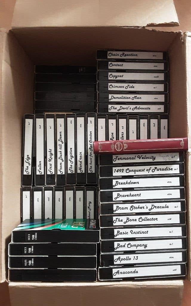 Cassettes vidéo (100 pièces), Sous-titré en néerlandais, Action et Aventure, Anglais, Comme neuf
