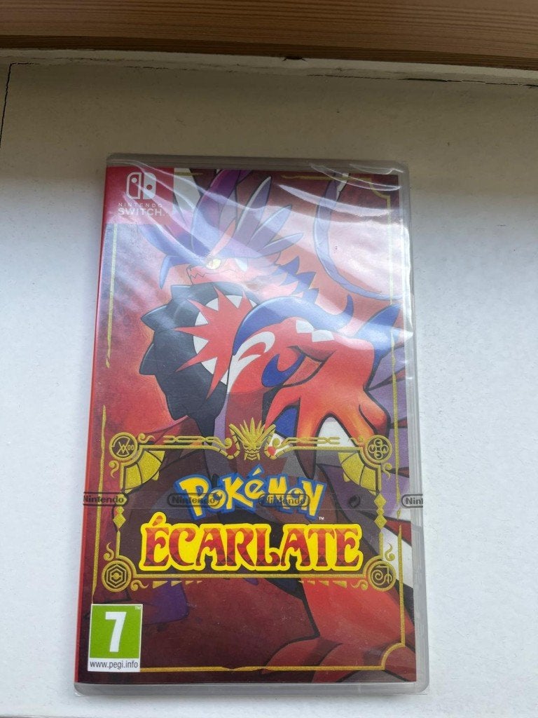 Nieuwe scharlakenrode Pokémon-games, nooit uitgepakt, Ophalen, 1 speler, Nieuw, Vanaf 7 jaar