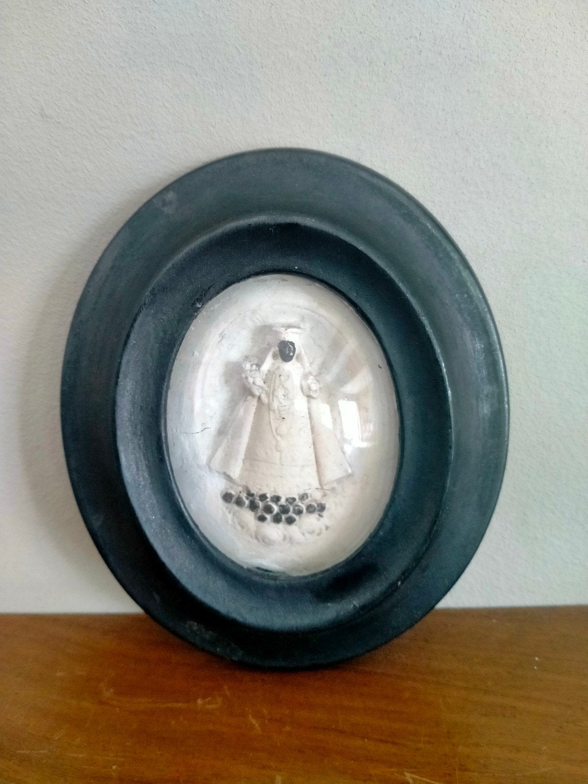medaillon zwarte Madonna van Halle, Antiek en Kunst, Ophalen
