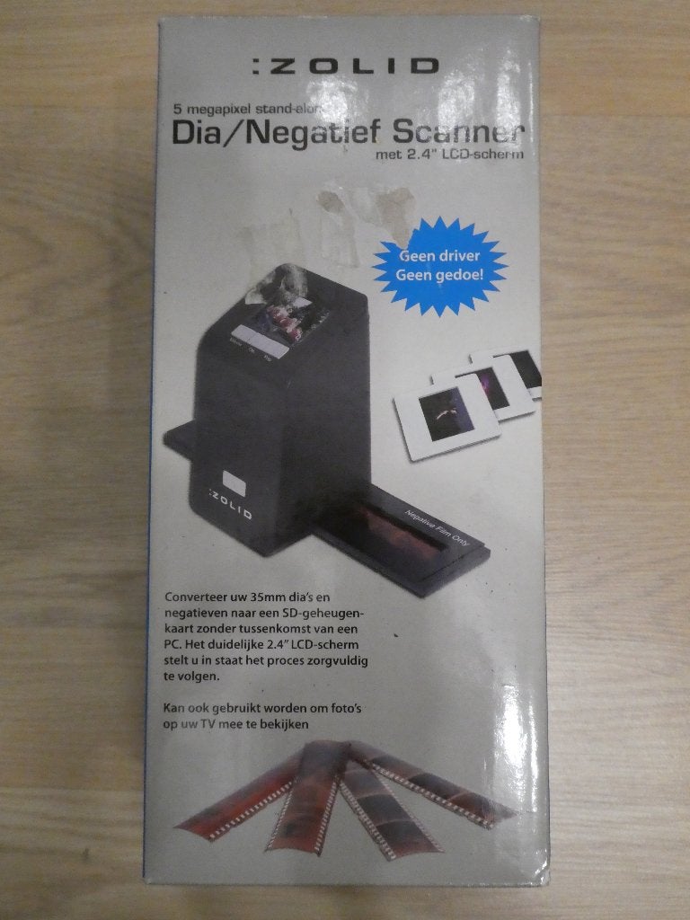Zolid - Dia En Negatief Scanner Met LCD Scherm, Ophalen of Verzenden, Overige typen