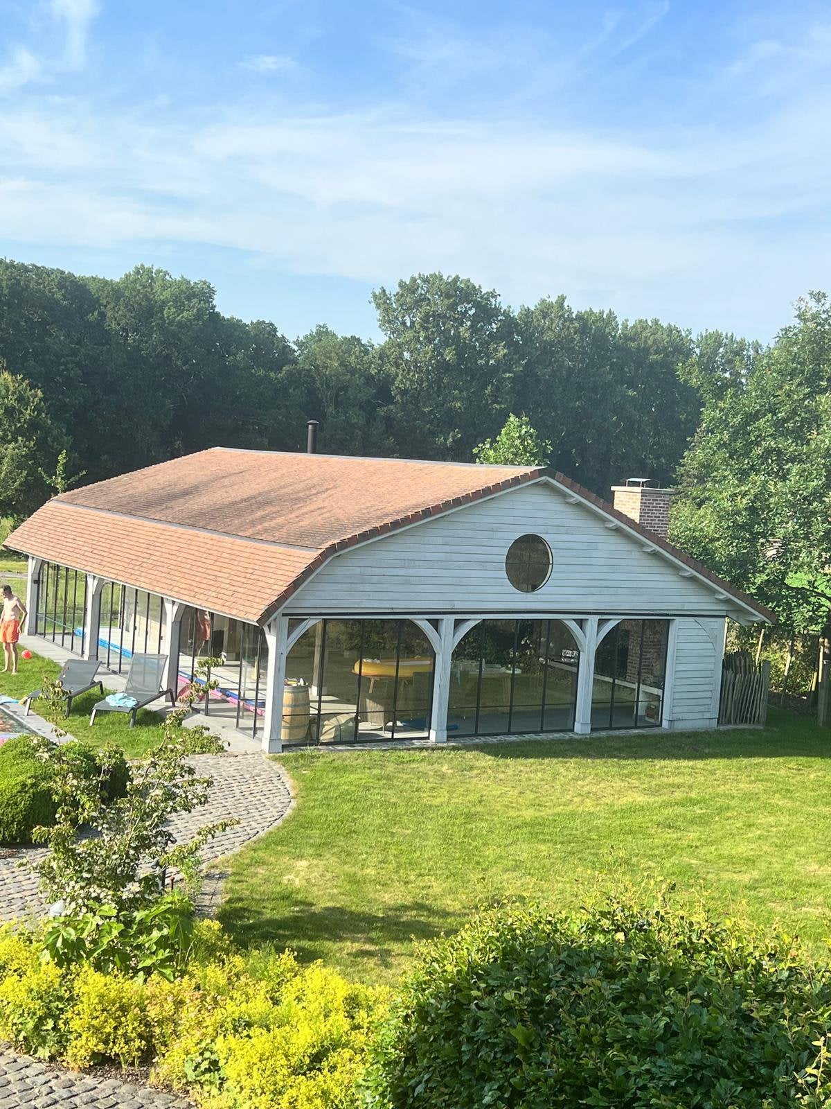 Volledige poolhouse, Ophalen, Gebruikt, Overige materialen, Schuur