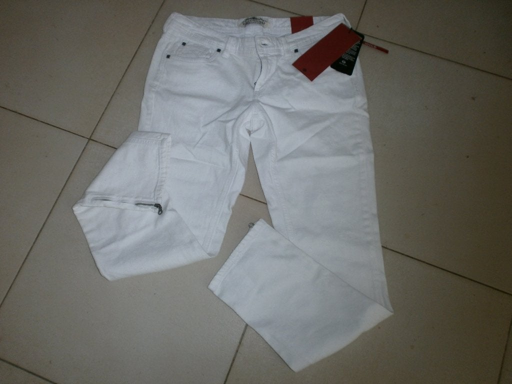 Jean blanc stretch skinny 44 NEUF, Enlèvement ou Envoi, Neuf, Blanc, W33 - W36 (confection 42/44)
