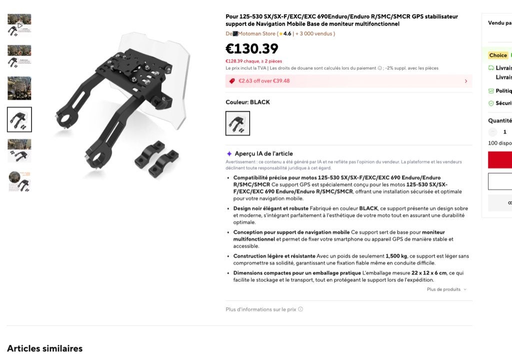GPS-stuurhouder, Ophalen of Verzenden, Gebruikt