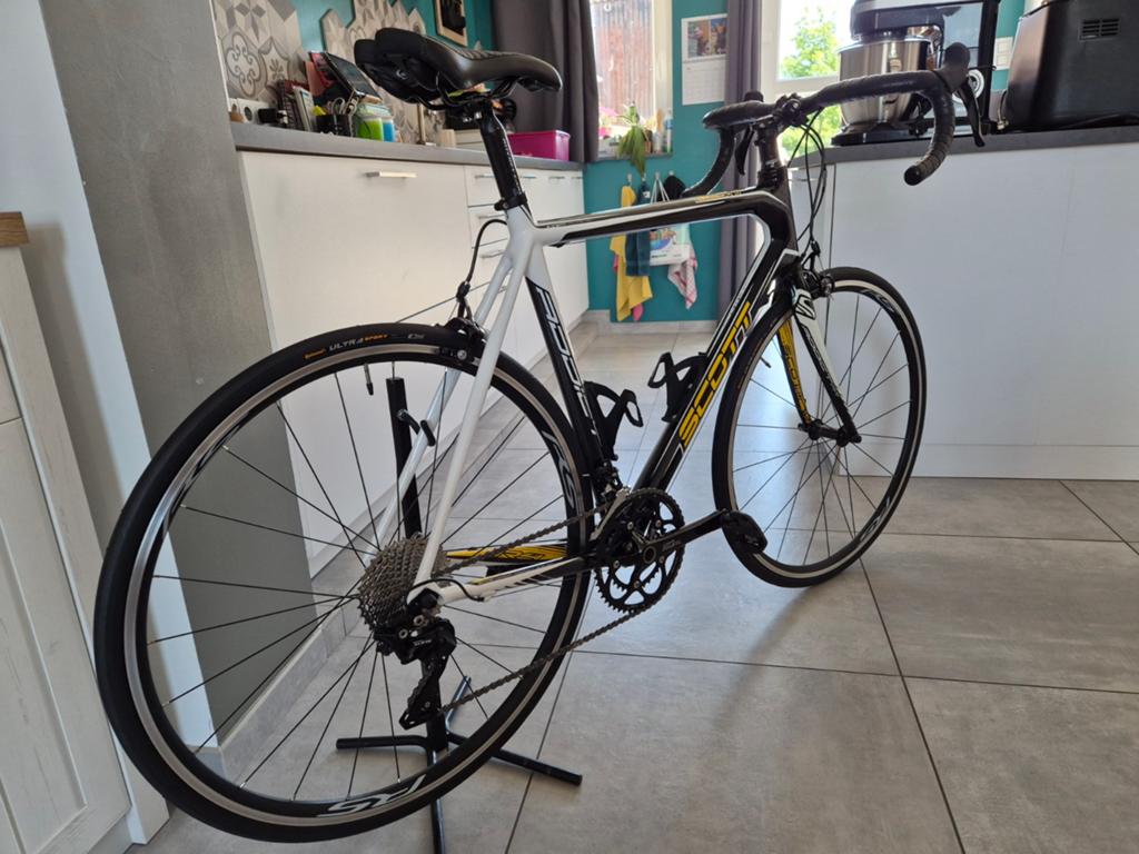 Velo de course Scott Addict R4 XL, Ophalen, Carbon