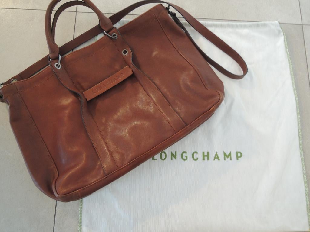 Longchamps 3D sac, Enlèvement ou Envoi, Neuf, Beige, Sac à main
