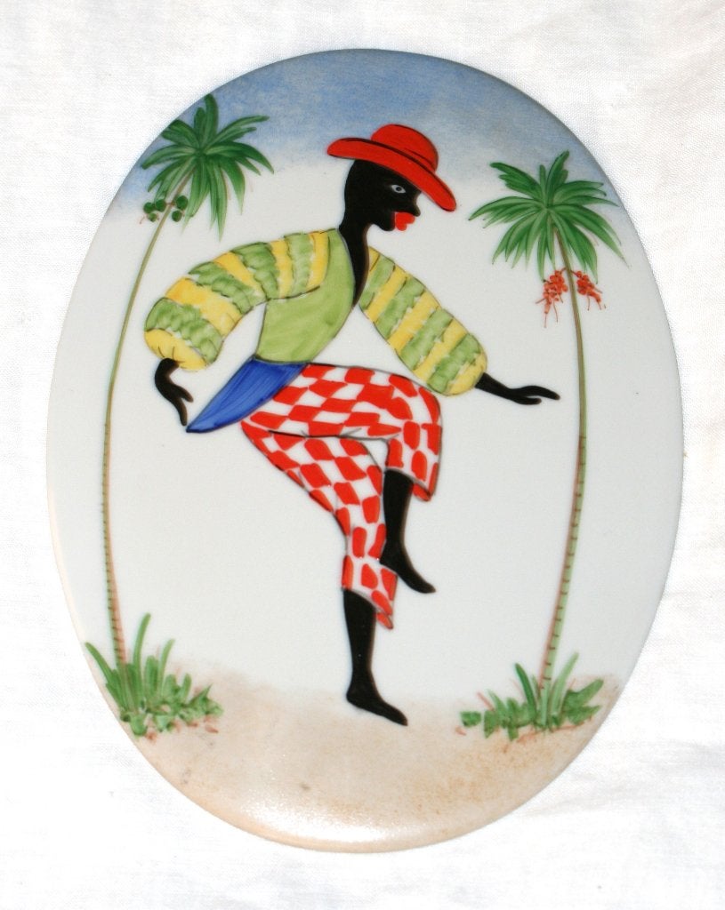 Wall plaquette porselein, Ophalen of Verzenden