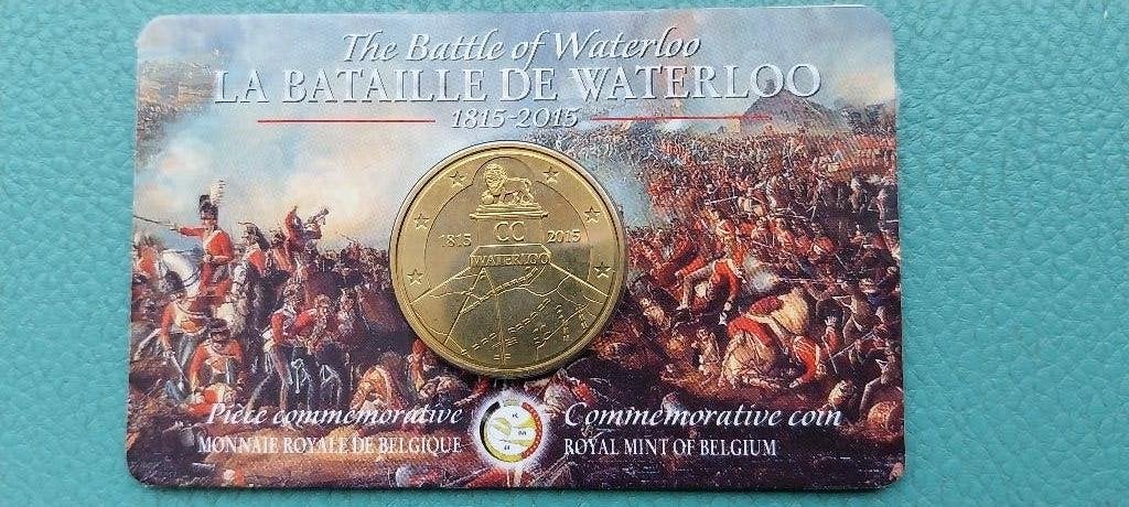 Pièce de 2,50 € "Bicentenaire de la Bataille de Waterloo", Enlèvement ou Envoi, Belgique, Autres valeurs, Série
