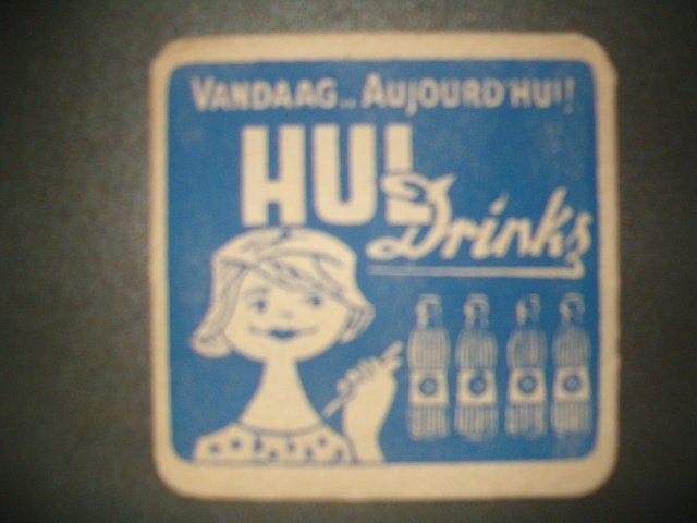 Tapis à bière Hul Merelbeke 11:96 x 96 mm, Enlèvement ou Envoi, Utilisé, Sous-bock