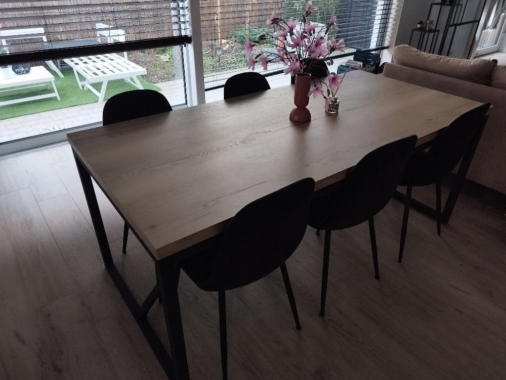 Prachtige eettafel - zo goed als nieuw, Ophalen, Zo goed als nieuw, 150 tot 200 cm, 50 tot 100 cm