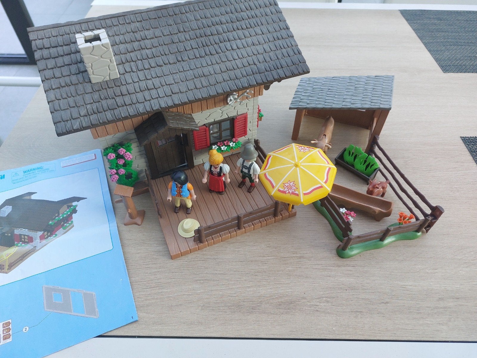 Playmobil berghut 5422, Ophalen