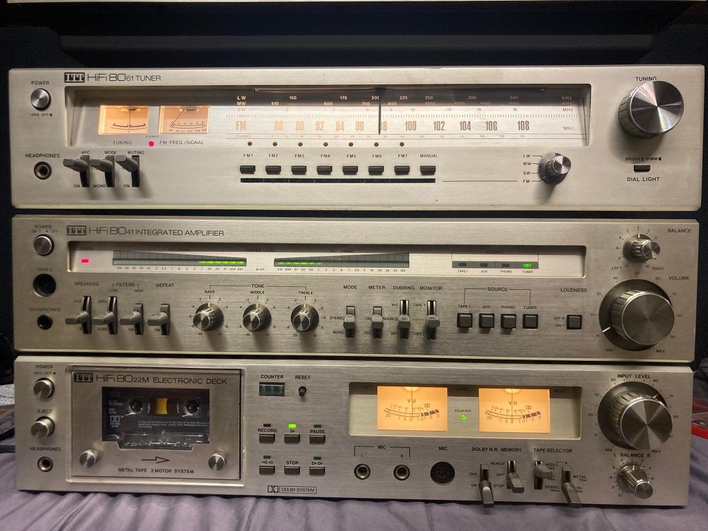 Vintage ITT HiFi 80 Serie Topset – Versterker, Tuner & Deck, Ophalen, Cassettedeck