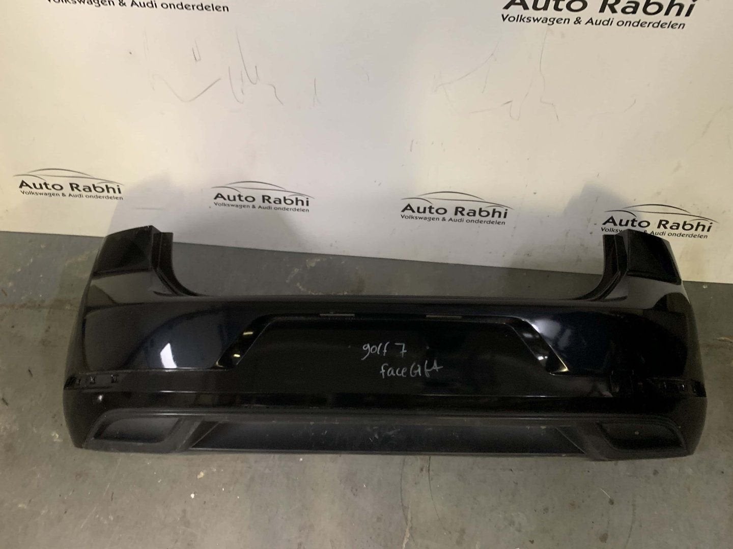 Vw Golf 7 facelift achterbumper, Gebruikt, -, -, Ophalen of Verzenden