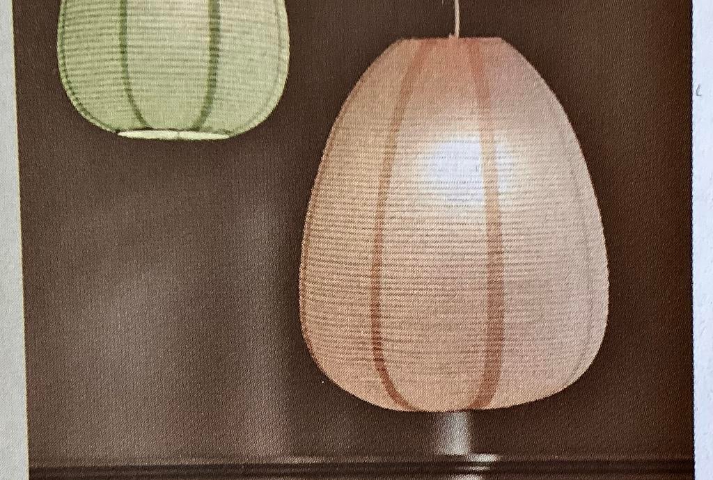 Papieren Lampenkap 54 cm, Ophalen, Overige materialen, Gebruikt, 50 tot 75 cm