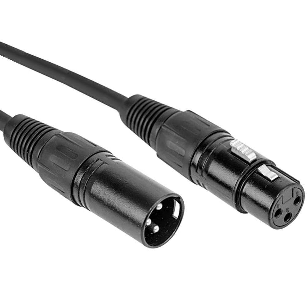 Câble DMX XLR 3 broches mâle vers femelle OFC 3 m - Nouveau, Enlèvement ou Envoi, Neuf, 2 à 5 mètres, Autres câbles