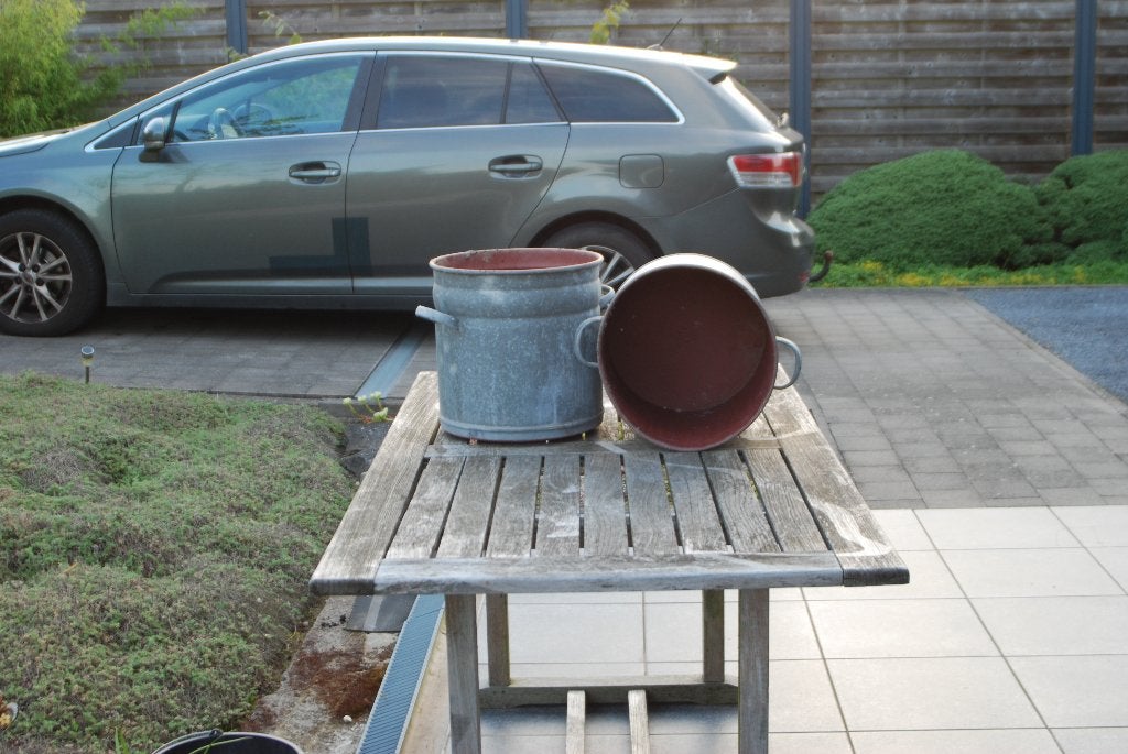 metalen tonnen, Ophalen, Gebruikt