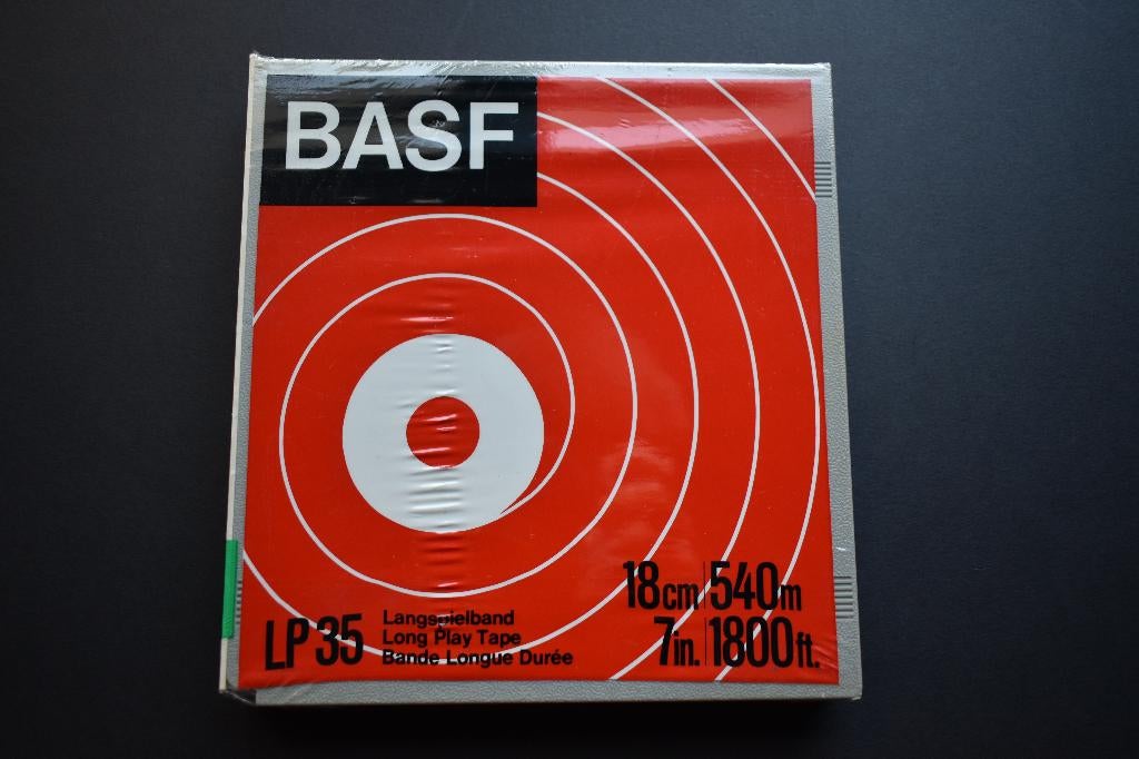 1x BASF LP 35 Long Play Reel Tape 18cm / 540m - 7"SEALED BOX, Audio, Tv en Foto, Bandrecorder, Ophalen of Verzenden, Onderdeel