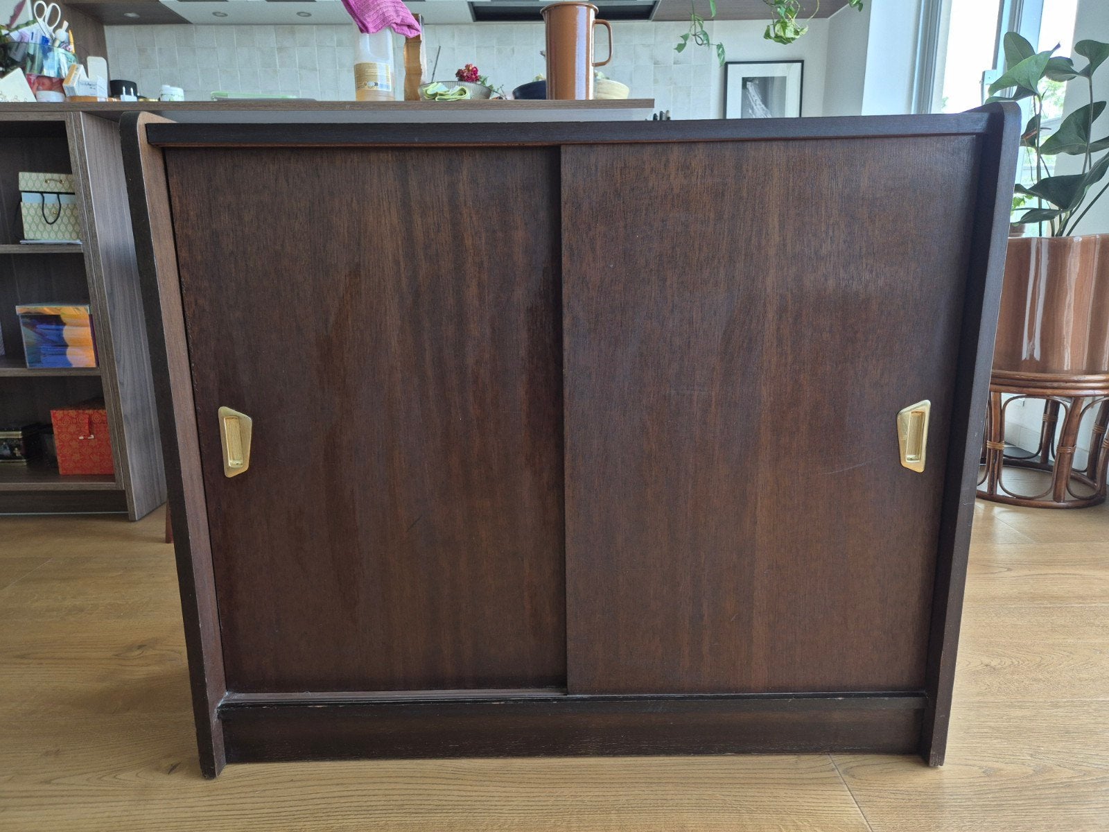 Meuble chaussure vintage 90cm, Maison & Meubles, Enlèvement