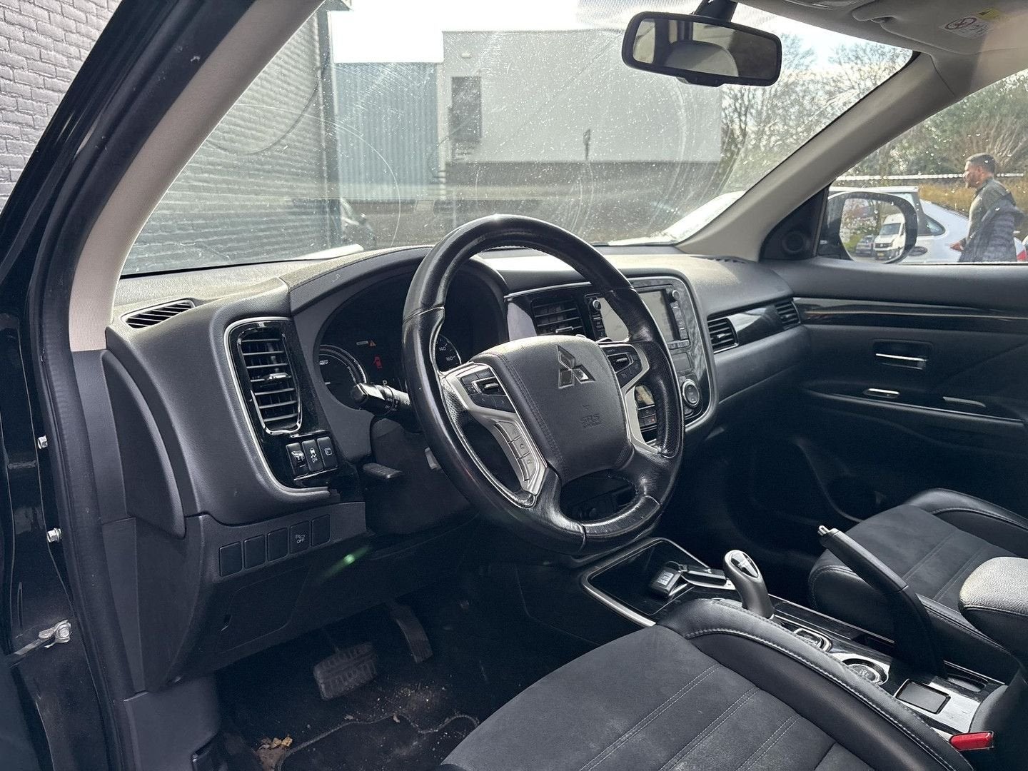 Mitsubishi Outlander 2.0 PHEV Business Edition | Leder | Cli, Auto's, Zwart, Zwart, Bedrijf, SUV of Terreinwagen