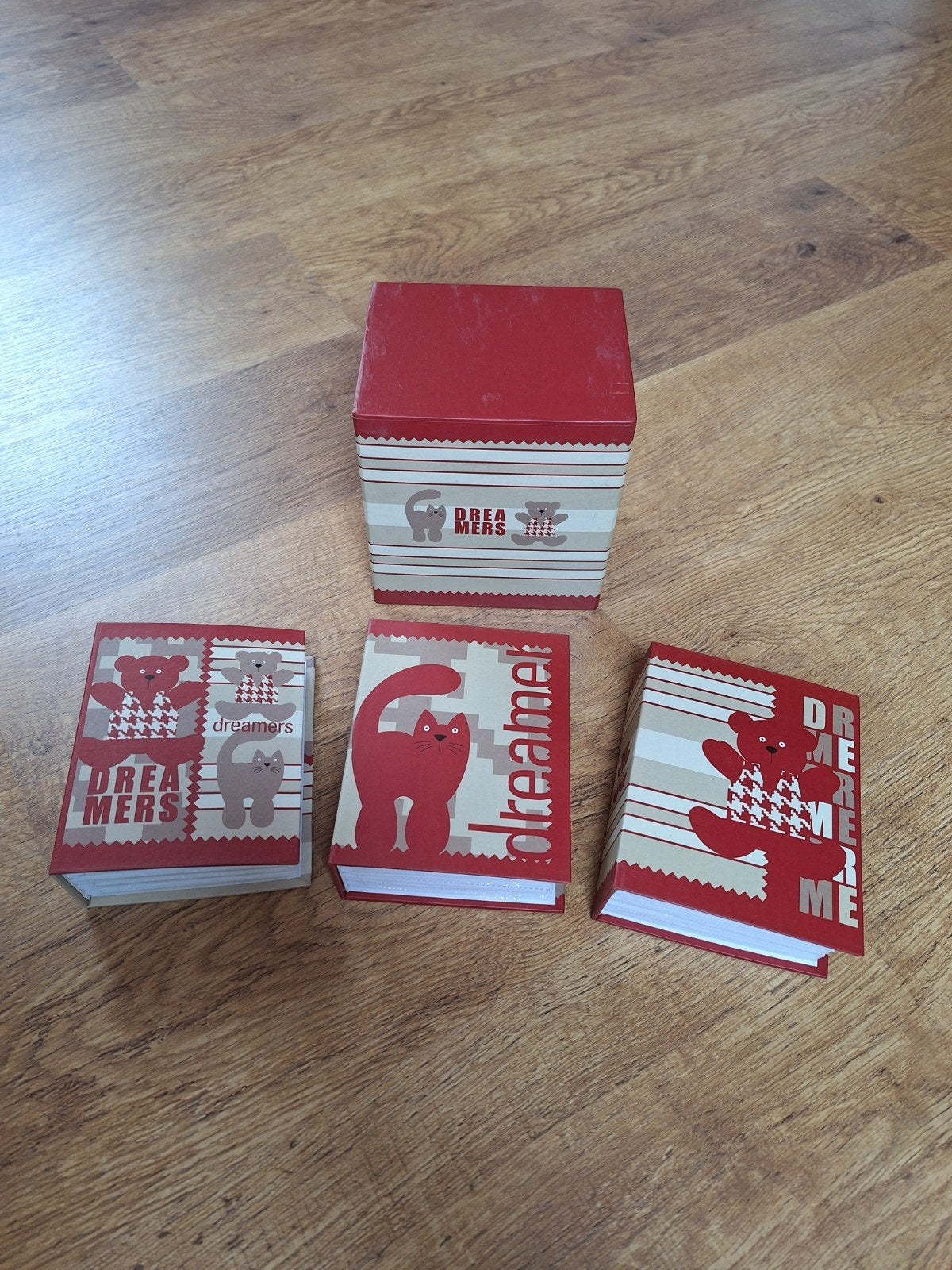 3 fotoalbums in een doosje., Ophalen of Verzenden
