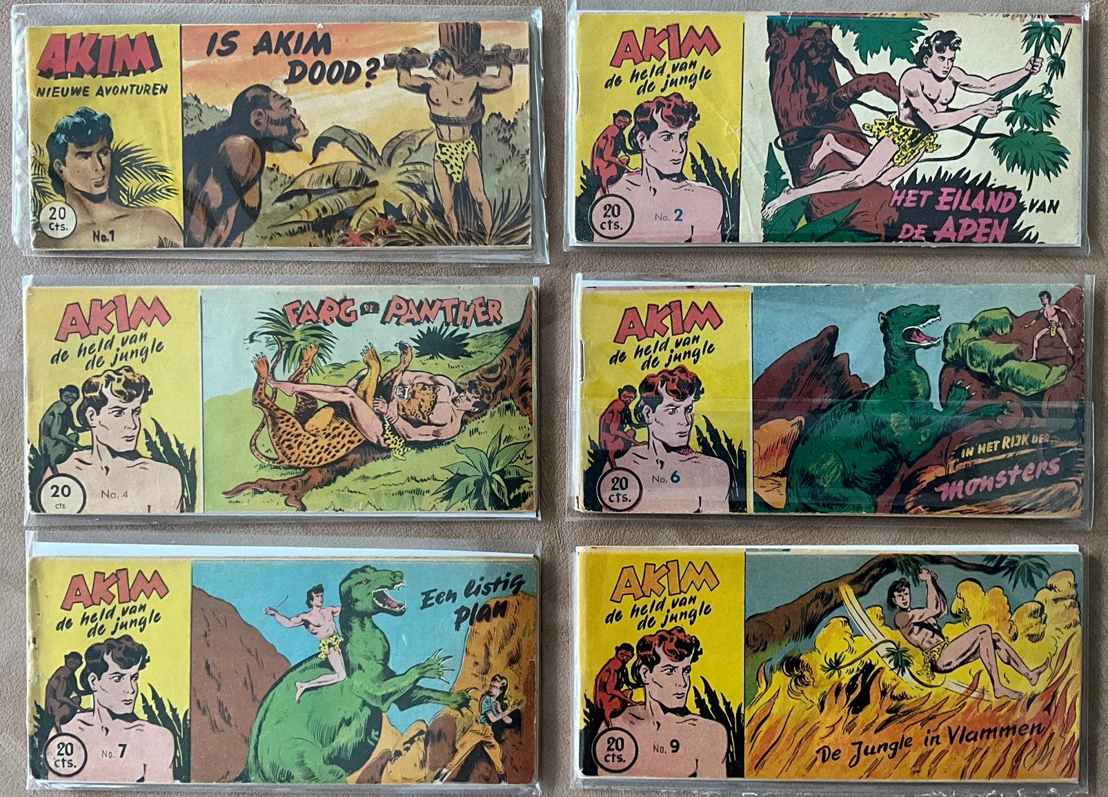 Lot van 15 lilliput uitgaven jaren ‘50, Livres, Plusieurs BD, Enlèvement ou Envoi, Utilisé