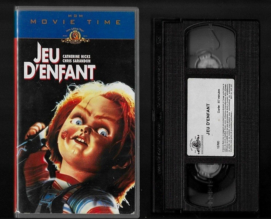 Kinderspel (CHUCKY) VHS Franse versie, Ophalen, VHS