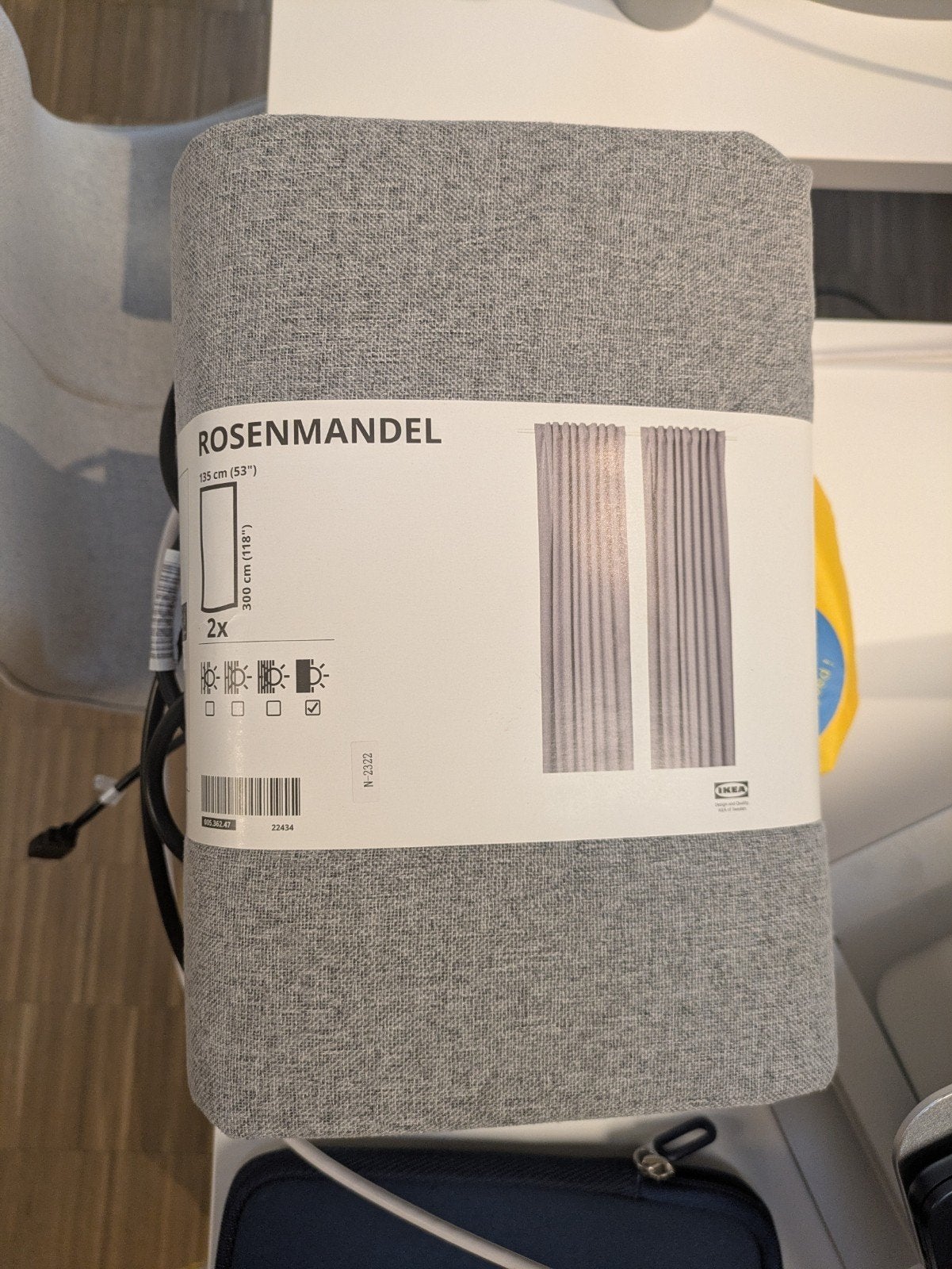Verduisterde gordijnen - Rosenmandel, IKEA, Ophalen of Verzenden