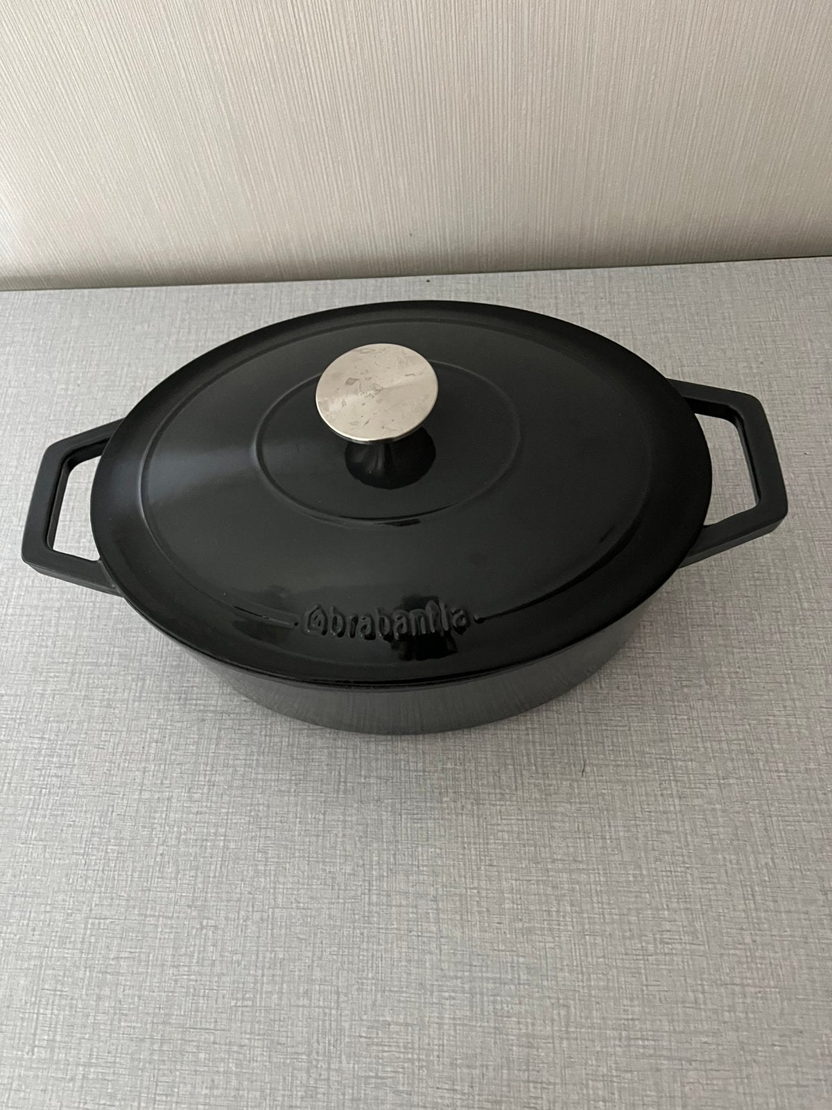 Nieuw ovale pot in gietijzer Brbantia, Ophalen, Nieuw, Gietijzer, Overige typen