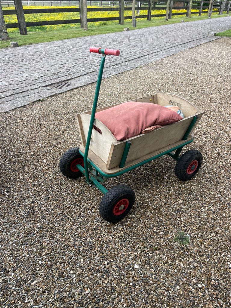 Athentieke bolderkar, Ophalen, Gebruikt