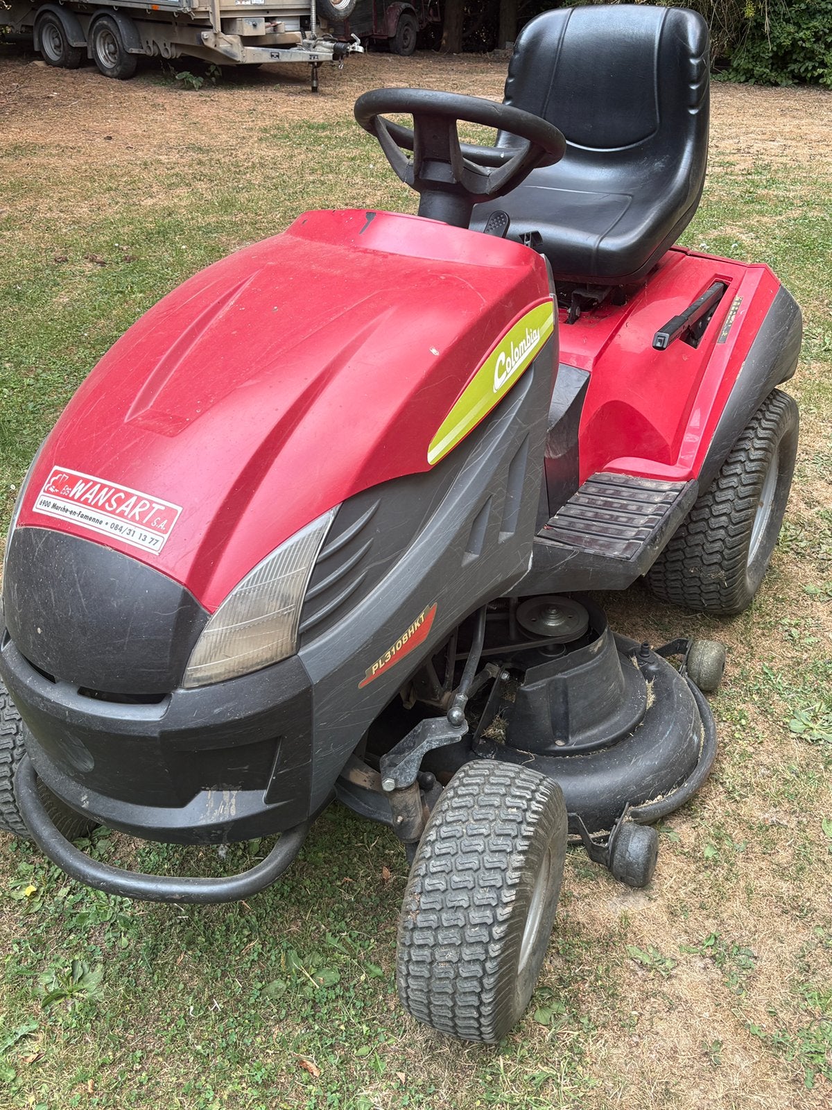 Colambia Grasmaaier-tractor, Tuin en Terras, Zitmaaiers, Gebruikt, 90 tot 120 cm, Elektrische starter, Mulchfunctie, Versnellingen