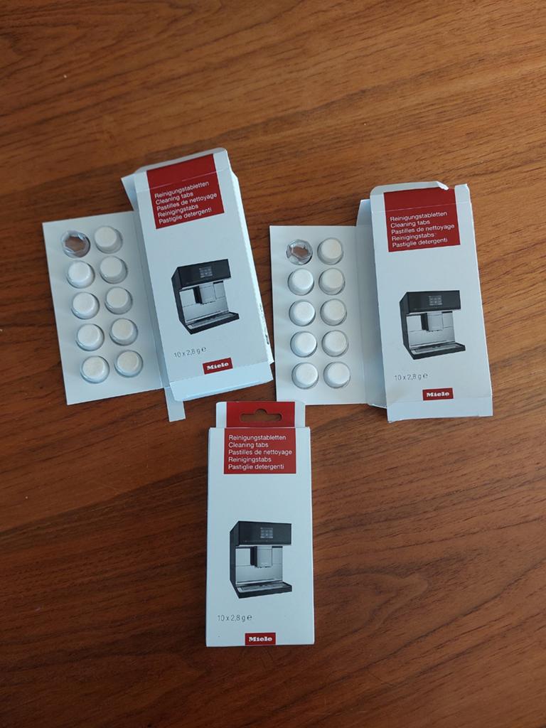 28 reinigingstabletten miele, Elektronische apparatuur, Koffiemachine-accessoires, Ophalen of Verzenden, Nieuw, Miele
