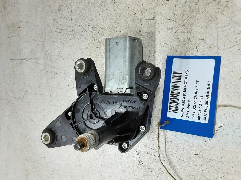 MOTEUR ESSUIE-GLACE ARRIÈRE Renault Clio III (BR / CR), Renault, Mevr. I. Hauben, Utilisé, Rue de l'Espoir 34 34
4030  GRIVEGNÉE, BE