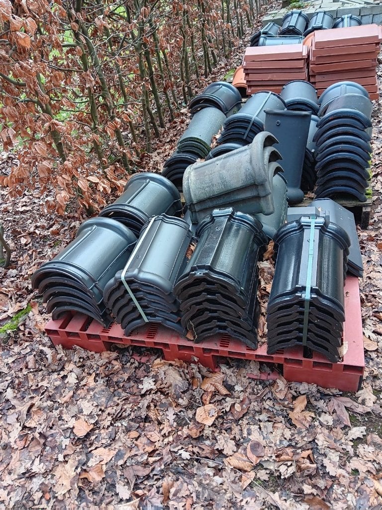 bouwmaterialen, Tuiles, Pierre ou Argile, Comme neuf, Enlèvement
