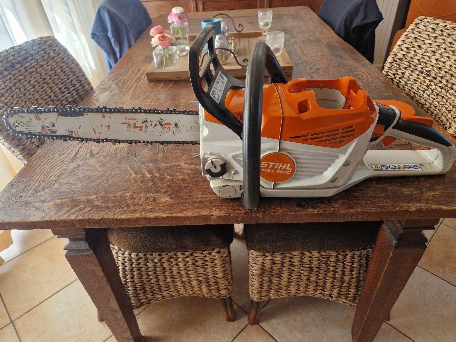Stihl msa 300 kettingzaag., Ophalen, Zo goed als nieuw, Kettingzaag, Stihl