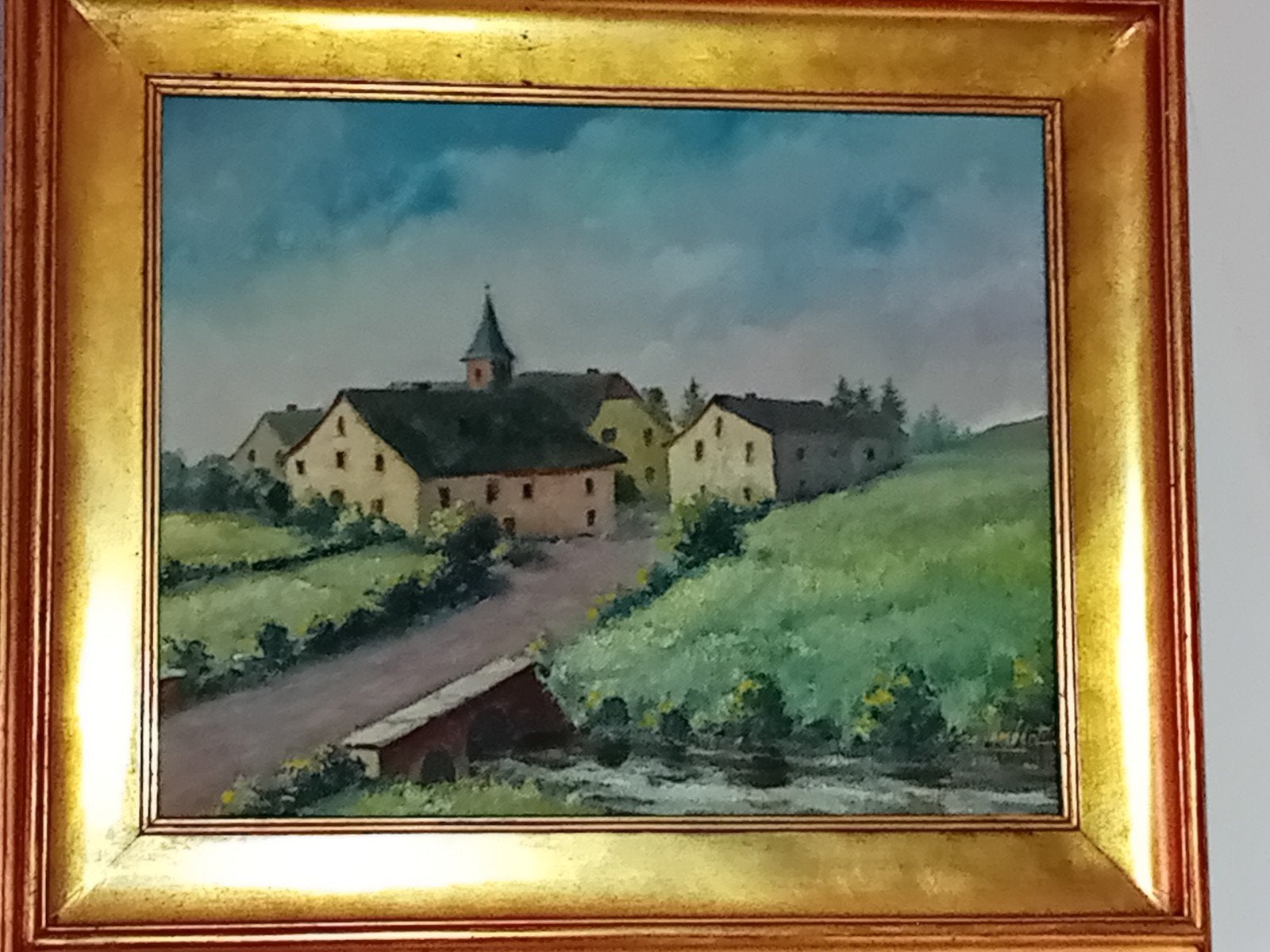Tableau de Julien Lambert 1974, Antiquités & Art, Art | Peinture | Classique, Enlèvement ou Envoi