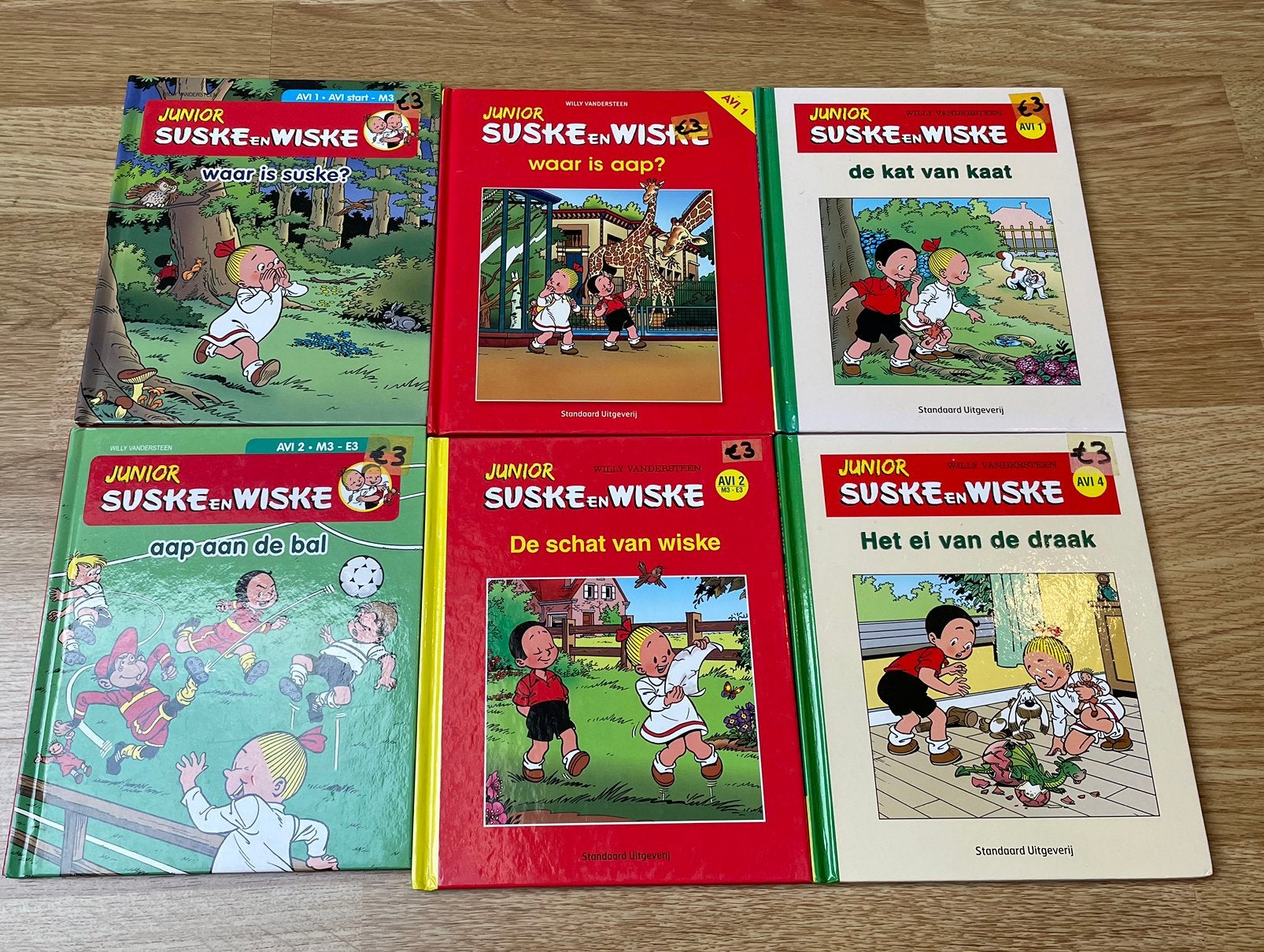 Junior Suske en Wiske ik leer lezen avi start, avi 2, avi 5, Ophalen of Verzenden, Zo goed als nieuw