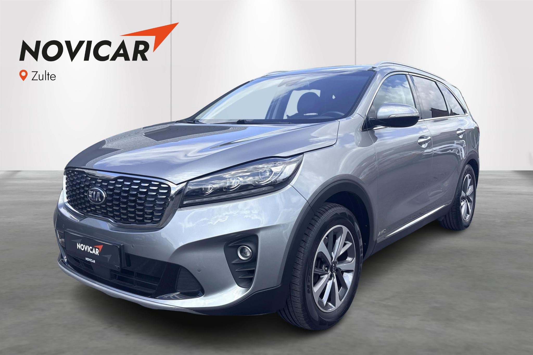 Kia Sorento Platinum 2.2 CRDi AWD - 7 PLAATSEN + AUTO + LEDE, Autos, Argent ou Gris, Achat, 4 portes, 1878 kg