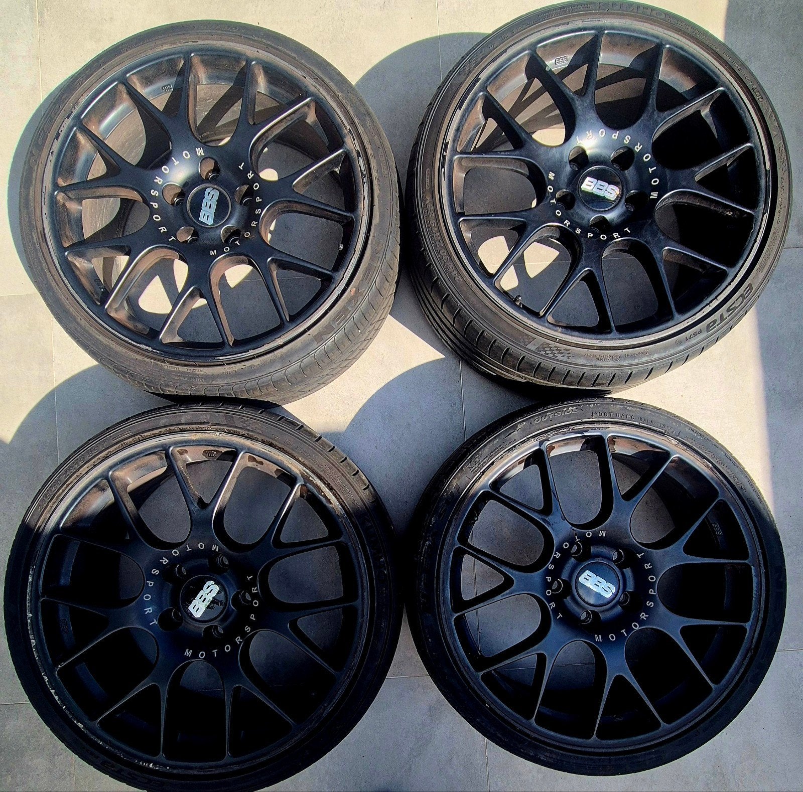 JANTES BMW 19 POUCES LES PLUS LARGES AVEC PNEUS 5X112, Enlèvement, 19 pouces, Pneus été, Pneus et Jantes