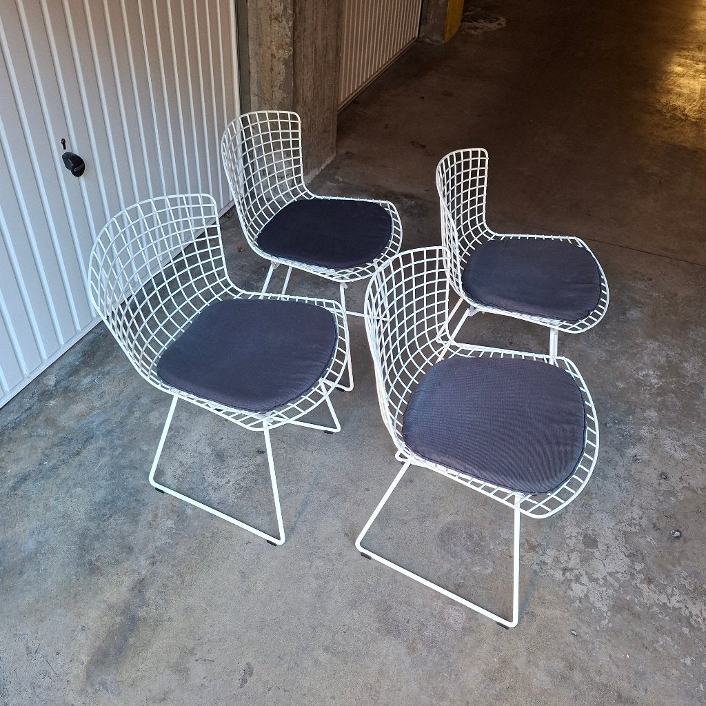 4 Harry Bertoia stoelen Knoll editie, Ophalen