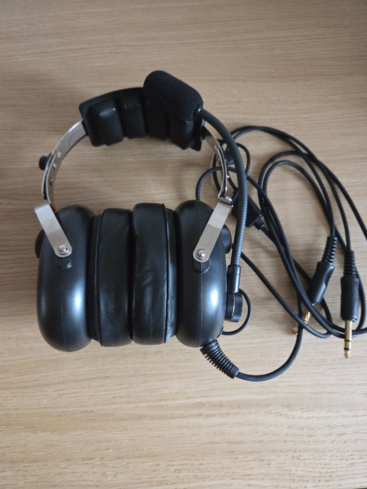headset skylite sl-900, Audio, Tv en Foto, Hoofdtelefoons, Overige typen, Zo goed als nieuw, Noise cancelling, Zwart