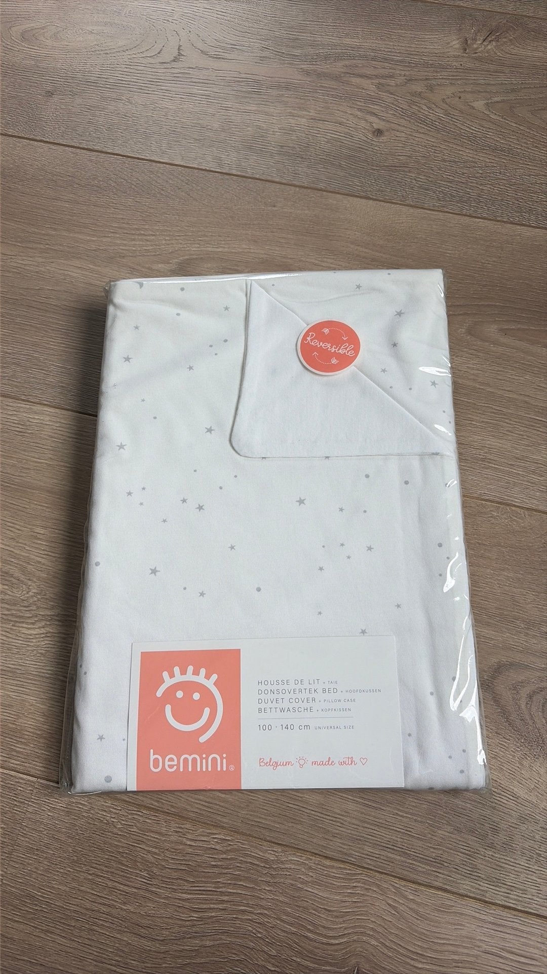 Donsovertrek, Kinderen en Baby's, Kinderkamer | Beddengoed, Jongetje of Meisje, Wit, Dekbedovertrek, Nieuw