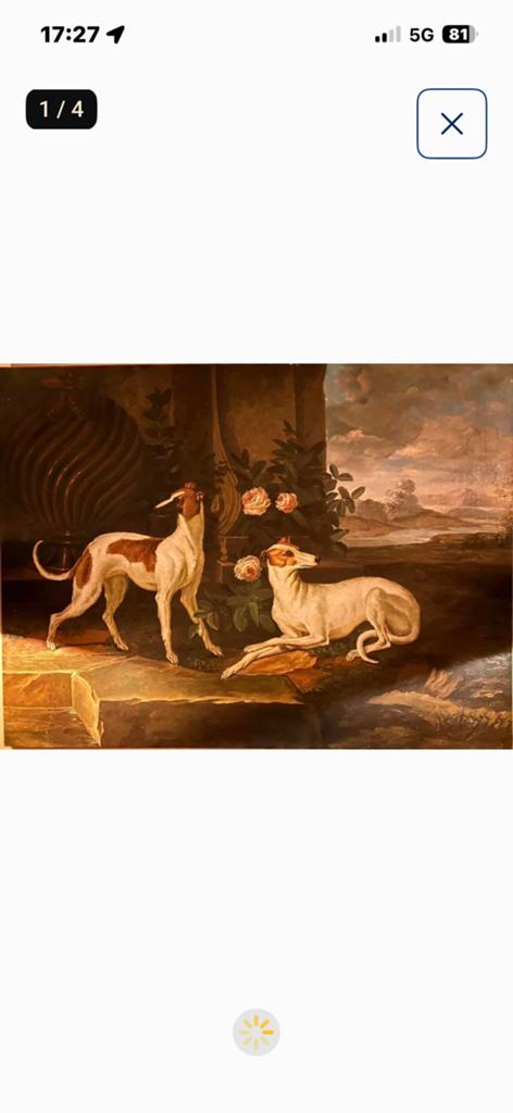 Schilderij Pieter Porters stijl H90 op B130, Antiek en Kunst, Ophalen