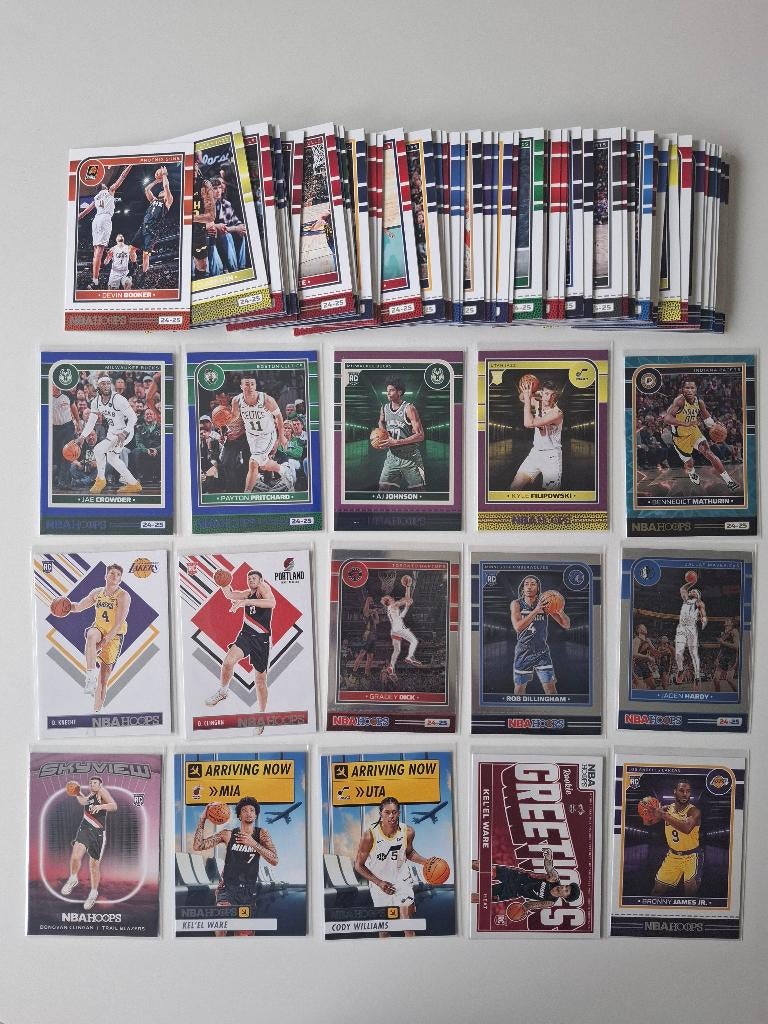 Lot 98 Panini NBA Hoops kaarten, Ophalen of Verzenden, Zo goed als nieuw, Meerdere plaatjes