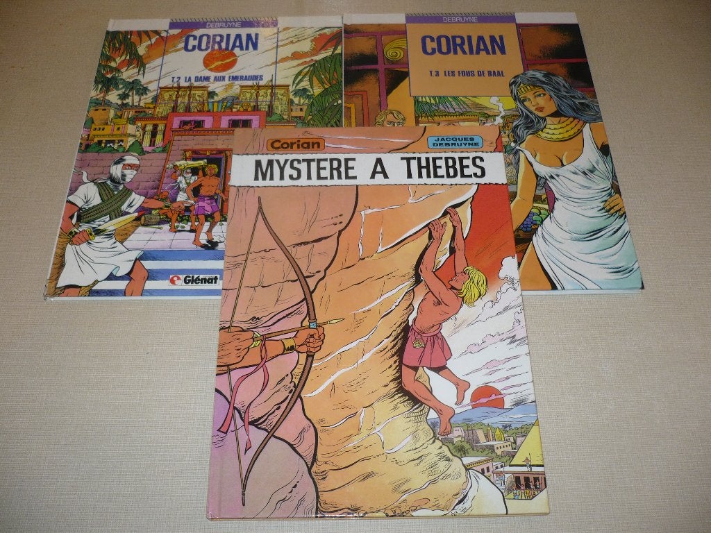 Lot de 3 bds Corian en éditions originales, Livres, Enlèvement ou Envoi, Utilisé