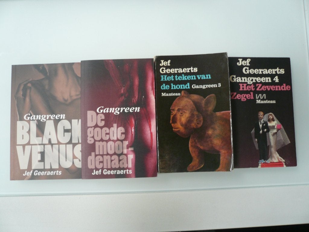 Jef Geeraerts: Gangreen (4 boeken), Boeken, Ophalen, Gelezen, Jef Geeraerts, België