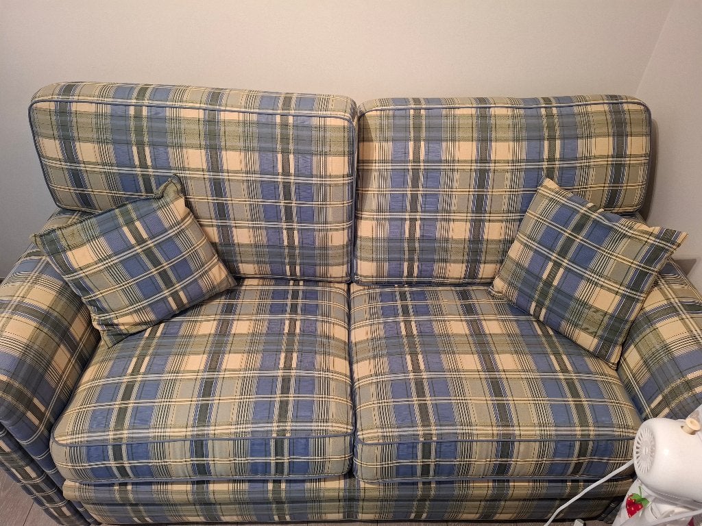 Zetel slaapbank, Ophalen, 90 cm, Meerkleurig, 190 cm of minder
