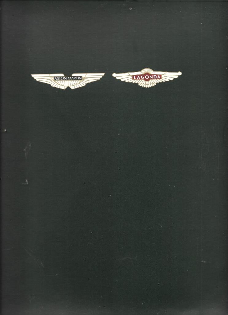 ASTON MARTIN  1994, Boeken, Auto's | Folders en Tijdschriften, Ophalen of Verzenden, Zo goed als nieuw, Overige merken
