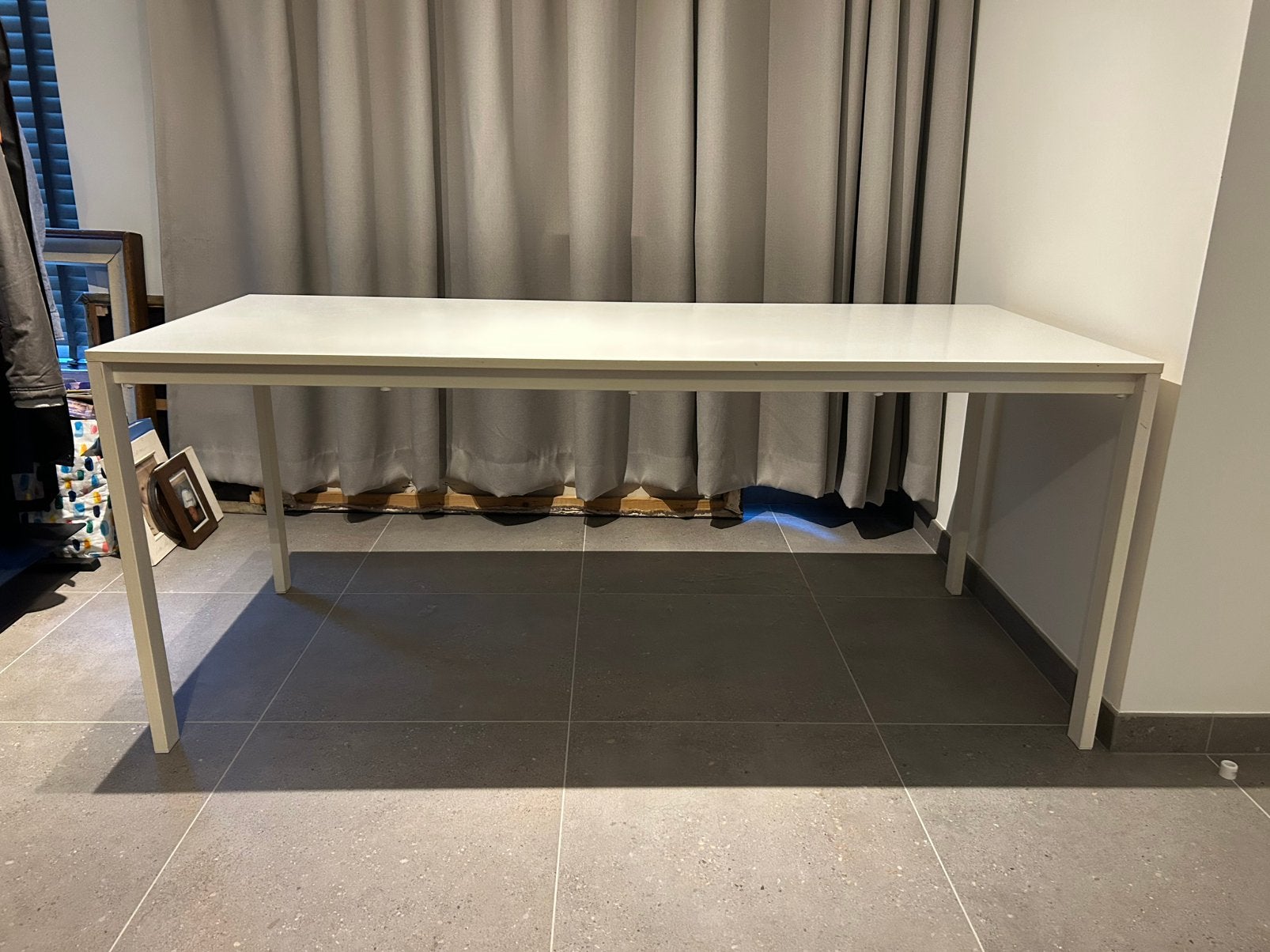 Bureel/hobbytafel/knutseltafel, Maison & Meubles, Bureaux, Enlèvement, Utilisé, Blanc