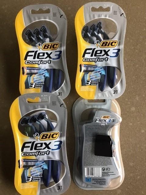 scheermesjes Bic flex 3 comfort  39 dozen, Ophalen of Verzenden, Nieuw