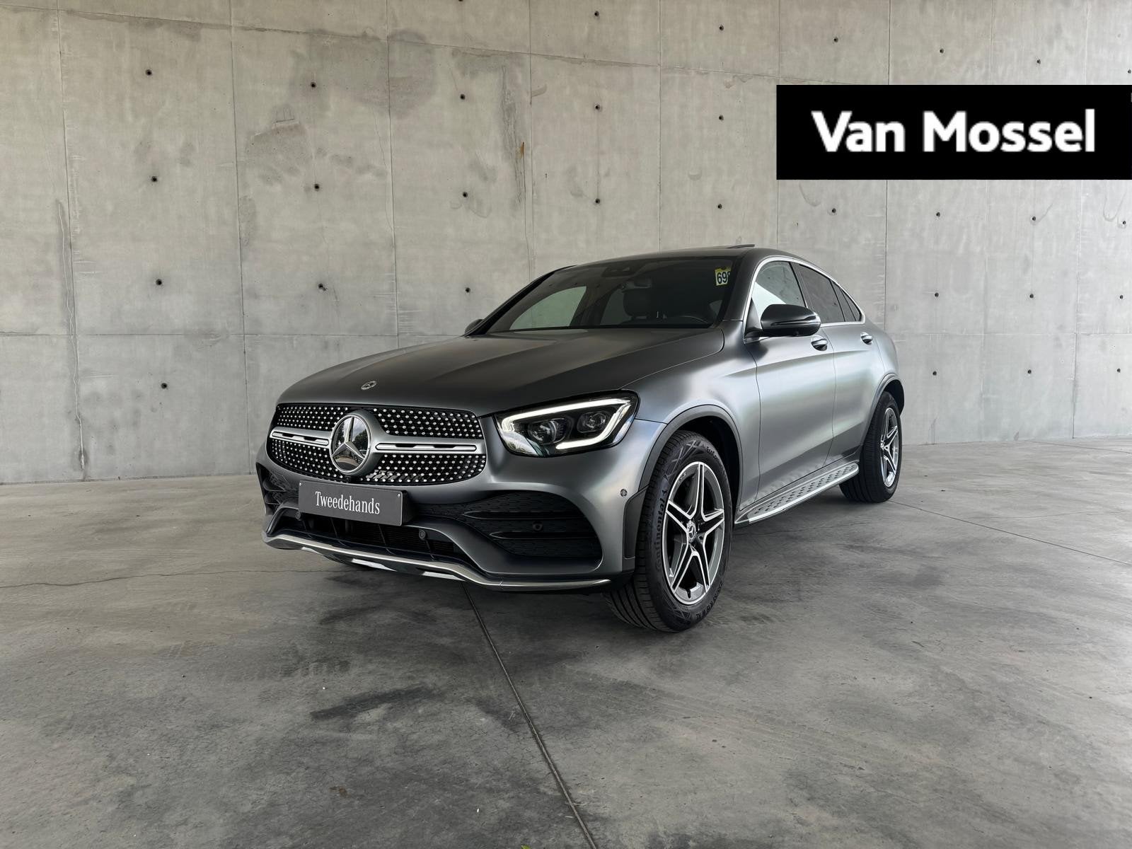 Mercedes-Benz GLC 200d 4MATIC AMG LINE Coupé + CARPLAY + LE, Cuir, Argent ou Gris, Achat, Euro 6